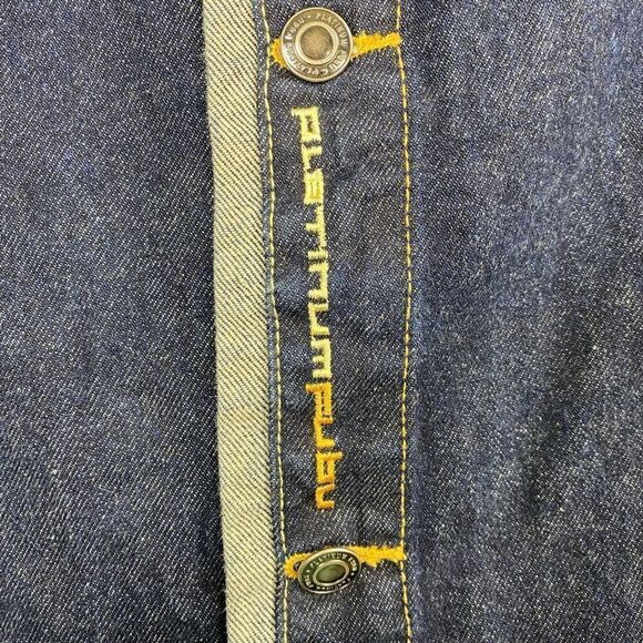 FUBU Platinum Fat Albert Trucket Denim Jacket Men’s XL Y2K vintage - Picture 7 of 11